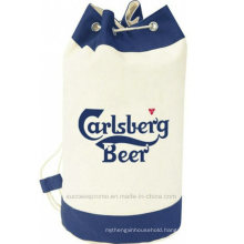 Customized Recycled Canvas Drawstring Laundry Bag